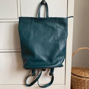 Leather Backpack Purse